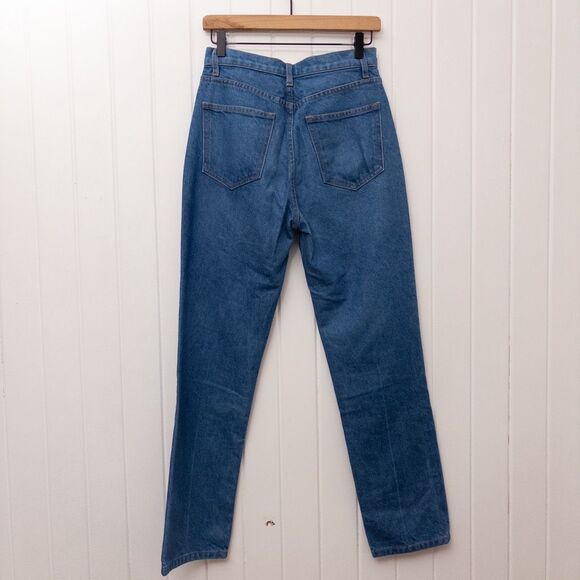 Reformation Cynthia Button Fly High Rise Straight Jeans Size Zenia 27 - Picture 5 of 9